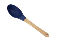 HIT trading Opscheplepel hout/nylon zwart 33 cm - thumbnail