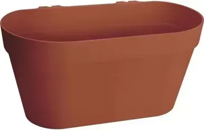 Elho Loft Urban verticaal tuinieren bloempot 28x15x13 cm brique