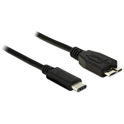 Delock 83677 USB-kabel USB 3.2 Gen1 USB-C stekker, USB-micro-B 3.0 stekker 1.00 m Zwart Delock 83677 USB-kabel USB 3.2 Gen1 USB-C stekker, USB-micro-B 3.0 stekker 1.00 m Zwart