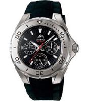 Horlogeband Casio 10264132 / MDV-301-1AV / 5AV / 7AV Kunststof/Plastic Zwart 15mm - thumbnail