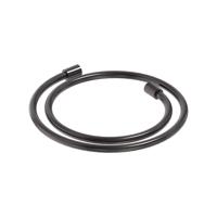 Doucheslang MAY Smooth 125 cm Geborsteld Carbon Black PVD - thumbnail