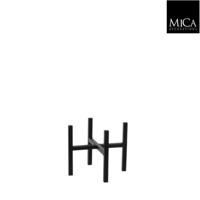 Mica Decorations Ascot plant standaard zwart l16,5 x b16,5 x h16 cm - thumbnail