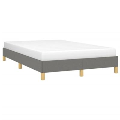 Bedframe zonder matras 120x190 cm stof donkergrijs Bedframe zonder matras 120x190 cm stof donkergrijs