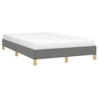 Bedframe zonder matras 120x190 cm stof donkergrijs - thumbnail