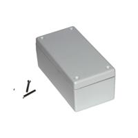 Hammond Electronics 1594DWGY Universele behuizing 131 x 66 x 55 ABS Grijs 1 stuk(s) - thumbnail