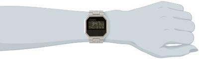 Nixon A158000-00 Zwart Zilverkleurig Heren horloge