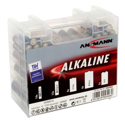 Ansmann Batterijbox met alkaline batterijen 35 stuks Ansmann Batterijbox met alkaline batterijen 35 stuks