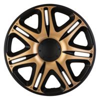 4-Delige J-Tec Wieldoppenset Nascar 15-inch zwart/goud - thumbnail