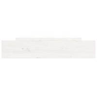 Bedlades 2 st massief grenenhout wit - thumbnail