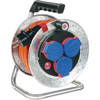 Brennenstuhl 1072900 Kabelhaspel 10.00 m Oranje Randaarde stekker - thumbnail