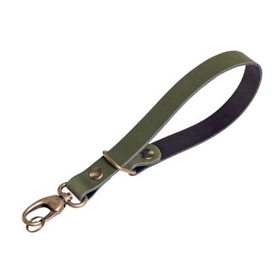 The Hantler Wrist strap Army green / Brass The Hantler Wrist strap Army green / Brass