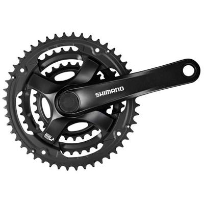 Shimano crankstel 6/7/8 speed tourney fc-ty501 met 175mm crankarm 48 x 38 x 28t zwart