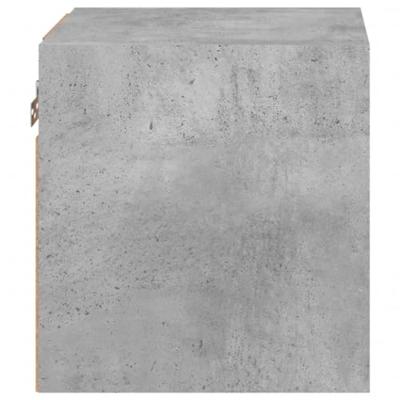 Tv-wandmeubels met LED 2 st 30x28,5x30 cm betongrijs Tv-wandmeubels met LED 2 st 30x28,5x30 cm betongrijs