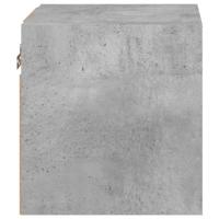 Tv-wandmeubels met LED 2 st 30x28,5x30 cm betongrijs - thumbnail