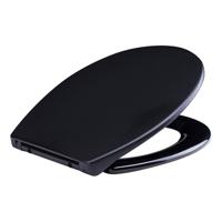 Ultimo 3.0 toiletzitting softclose en quick release mat zwart - thumbnail