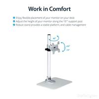 StarTech.com Monitor standaard zilver werkt met iMac, Apple Cinema en Thunderbolt Display - thumbnail