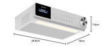 Grundig GKR1010 DKR 1000 BT DAB + keukenradio met Bluetooth en DAB + ontvangst wit,wit - thumbnail