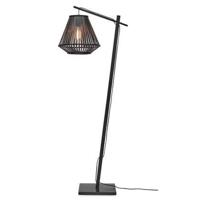 GOOD&MOJO Vloerlamp 'Merapi' Bamboe, 150cm, kleur Zwart - thumbnail