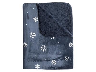 LIVARNO home Fleece plaid 140 x 180 cm (Blauw) LIVARNO home Fleece plaid 140 x 180 cm (Blauw)