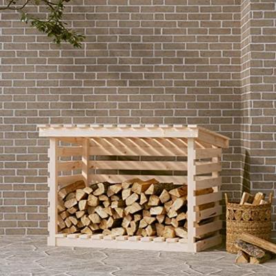 VidaXL Haardhoutrek 108x73x79 cm massief grenenhout