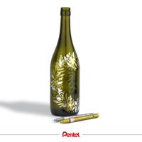 Viltstift pentel msp10 rond 1.5mm zilver | 12 stuks - thumbnail