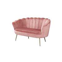 Bank Chanelle Roze 136 cm - thumbnail