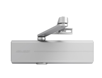 ASSA ABLOY DC200 Design deurdranger EN 2-4 | exclusief arm | kleur zilver EV1. | 180-15 ° - A000307026