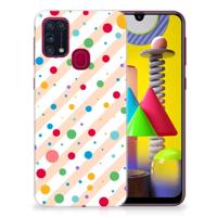 Samsung Galaxy M31 | TPU bumper | Dots - thumbnail