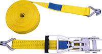 Petex 43193019 Spanband (tweedelig) Trekkracht (lc) vastbinden (enkel/direct): 2500 daN (l x b) 10 m x 50 mm Spanband EN 12195 - thumbnail