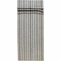 Cawö Cawö Lifestyle Streifen Saunahanddoek 7048 Kiezelsteen-37 70x180 - thumbnail