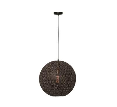Freelight Hanglamp Oronero Ø 30 cm zwart-goud Freelight Hanglamp Oronero Ø 30 cm zwart-goud