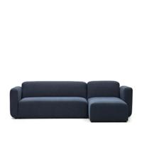Kave Home Loungebank 'Neom' Links/Rechts, kleur Donkerblauw - thumbnail