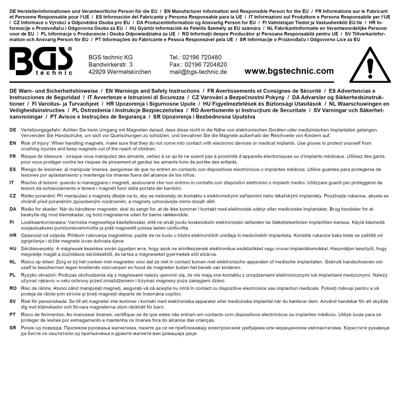 BGS technic Kraftmann - Magnet Set extra strong 6 pieces