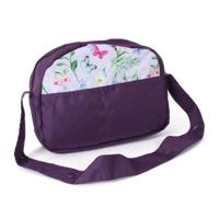 Poppen Luiertas - Flowers Lila - thumbnail