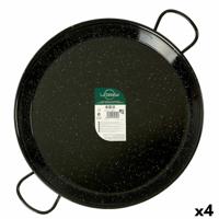 Pan La Dehesa 0255-LD 0255-LD Zwart Geëmailleerd Staal Ø 55 cm 69 x 6 x 55 cm (4 Stuks) - thumbnail