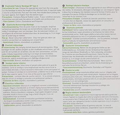 Elastisch buisverband C 10m x 6.75cm wit 1443