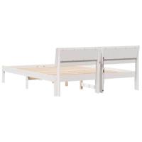 Bedframe Wit 150 x 200 cm Massief grenenhout - thumbnail
