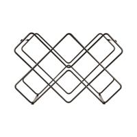 present time - Wijnrek Diamonds - Zwart - 40,5x15,5x27,5cm - thumbnail