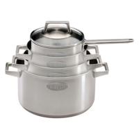 Boretti BAC150 Pannenset 8-delig RVS - thumbnail