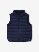 Lichtgewicht mouwloos donsjack marineblauw - thumbnail