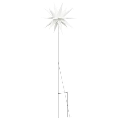 VidaXL Kerstlampen met grondpin en led's 3 st 57 cm wit VidaXL Kerstlampen met grondpin en led's 3 st 57 cm wit