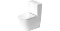 Duravit D-Neo staand toilet voor stortbak 37x65x40cm Wit - thumbnail