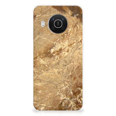 Nokia X10 | X20 | TPU | Siliconen hoesje | Marmer Creme Nokia X10 | X20 | TPU | Siliconen hoesje | Marmer Creme