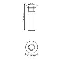 Brilliant RVS buitenlampTerrence - 45784/82 - thumbnail