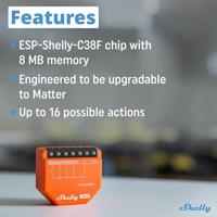 Shelly Shelly i4 Gen3 Scenariomodule Bluetooth, WiFi - thumbnail