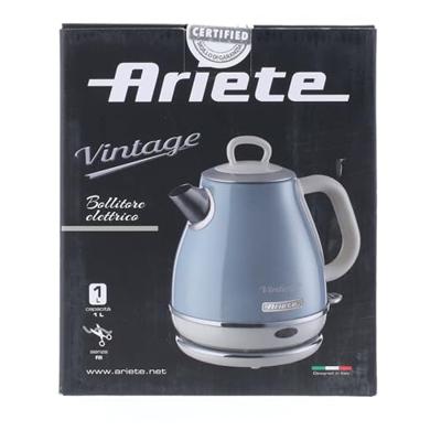 Ariete 2868 Retro Waterkoker 1 L Blauw - Ariete 2868 Retro Waterkoker 1 L Blauw