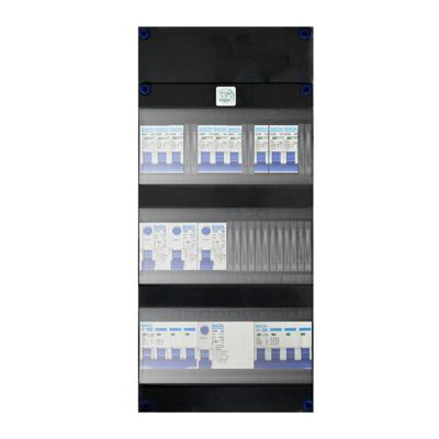 Groepenkast 3 fase met 9 eindgroepen + 1 krachtgroep - 4517754