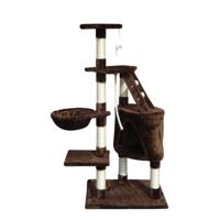 Krabpaal voor katten Gloria 55 x 40 x 120 cm Bruin Hout Papier Sisal - thumbnail