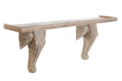 Planken DKD Home Decor Wit Natuurlijk Mangohout 78 x 15 x 28 cm