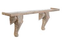 Planken DKD Home Decor Wit Natuurlijk Mangohout 78 x 15 x 28 cm - thumbnail